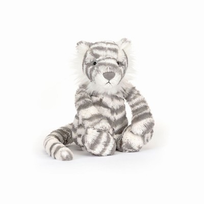 Jellycat Bashful Snow Tiger UK | 96015SZHR